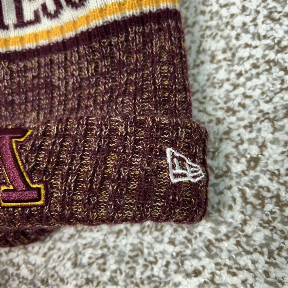 Minnesota Golden Gophers Hat Beanie‎ Boys One Size Red NCAA Football New Era